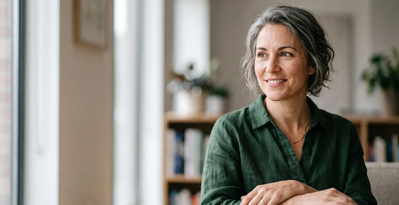 Portrait editorial d'une personne rayonnante mettant en valeur son charme naturel et unique